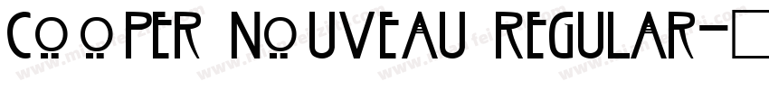 Cooper Nouveau Regular字体转换
